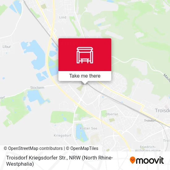 Карта Troisdorf Kriegsdorfer Str.
