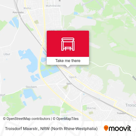 Troisdorf Maarstr. map