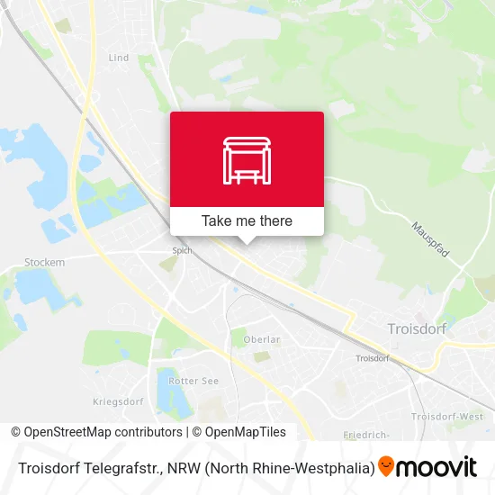 Карта Troisdorf Telegrafstr.