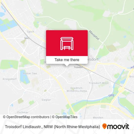 Карта Troisdorf Lindlaustr.