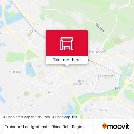 Troisdorf Landgrafenstr. map