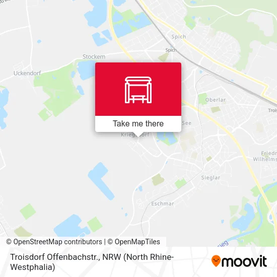 Карта Troisdorf Offenbachstr.