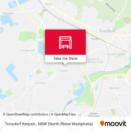 Карта Troisdorf Kerpstr.