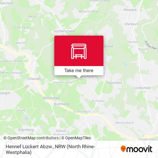 Hennef Lückert Abzw. map