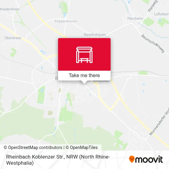 Карта Rheinbach Koblenzer Str.