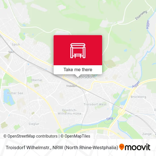 Карта Troisdorf Wilhelmstr.
