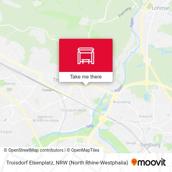 Troisdorf Elsenplatz map