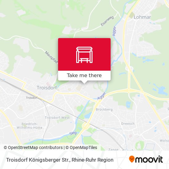 Troisdorf Königsberger Str. map