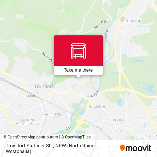 Troisdorf Stettiner Str. map