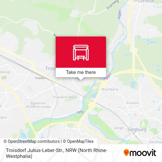Troisdorf Julius-Leber-Str. map