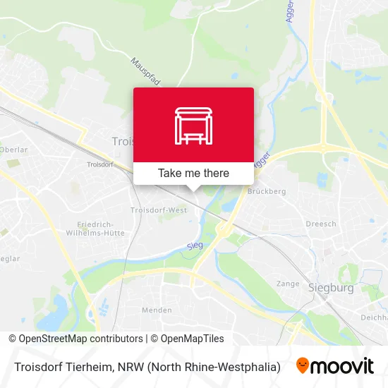 Troisdorf Tierheim map