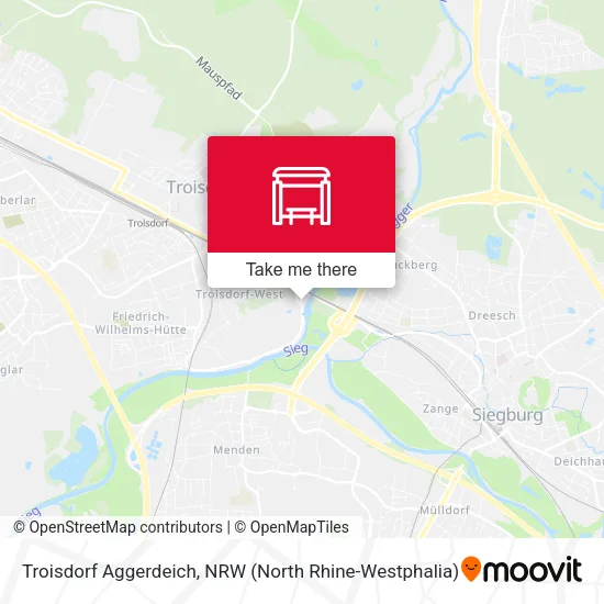Карта Troisdorf Aggerdeich