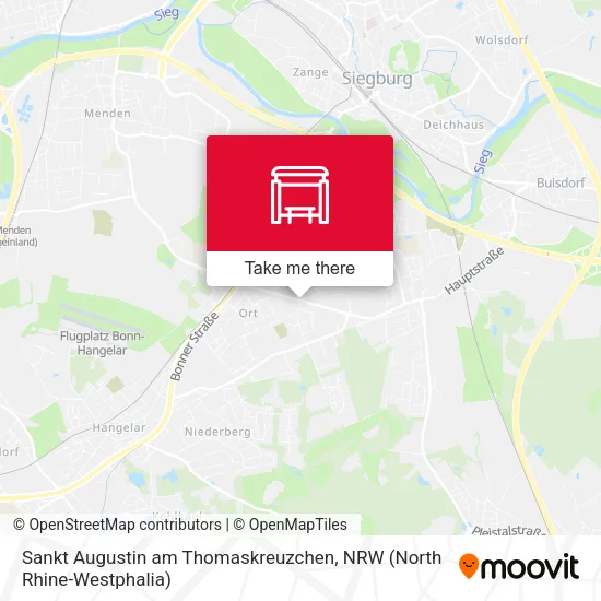Карта Sankt Augustin am Thomaskreuzchen