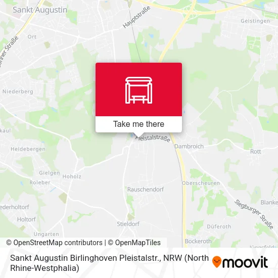 Карта Sankt Augustin Birlinghoven Pleistalstr.