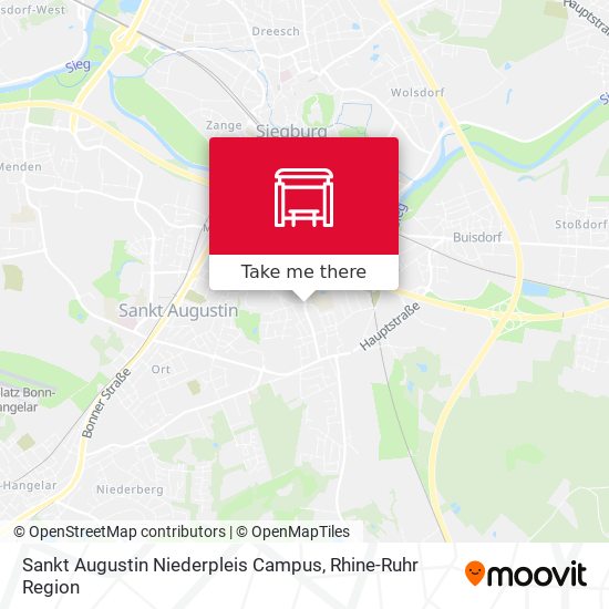 Sankt Augustin Niederpleis Campus map