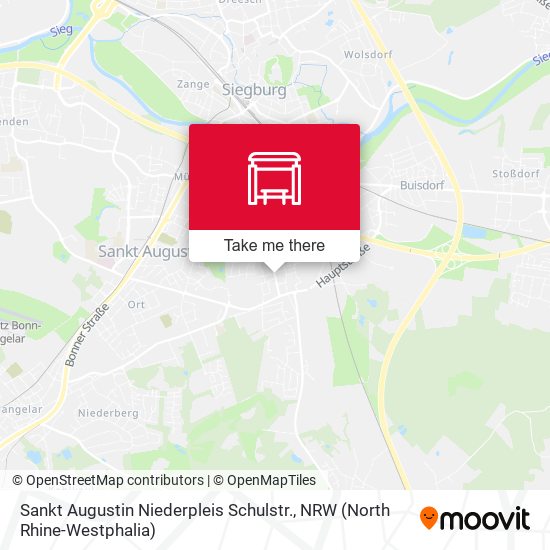 Sankt Augustin Niederpleis Schulstr. map