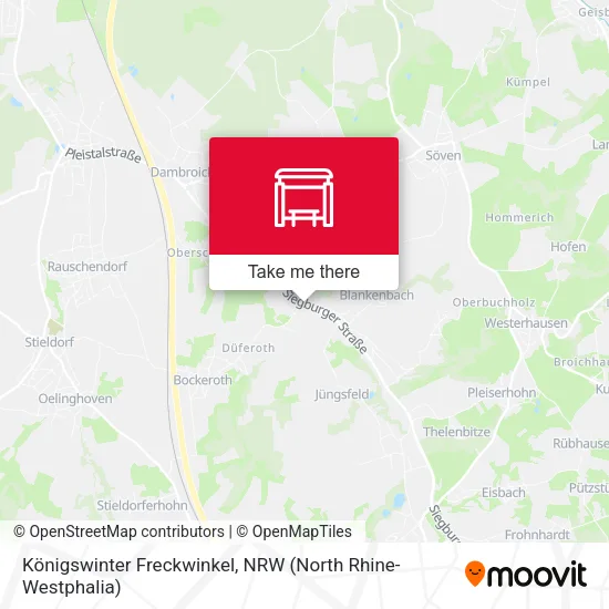 Карта Königswinter Freckwinkel
