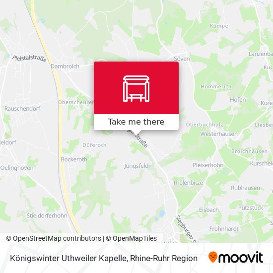 Königswinter Uthweiler Kapelle map