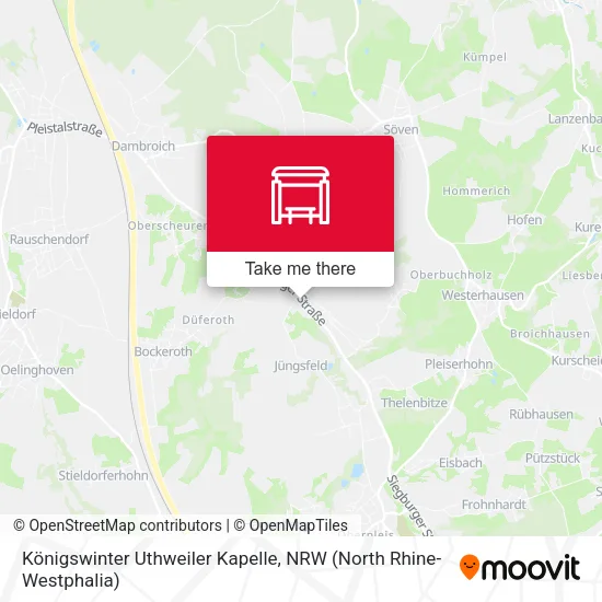 Карта Königswinter Uthweiler Kapelle