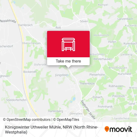 Карта Königswinter Uthweiler Mühle