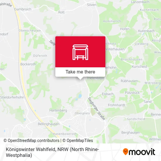 Königswinter Wahlfeld map