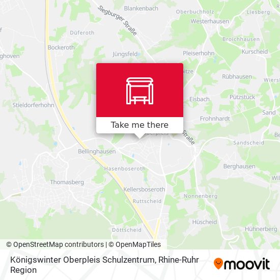 Königswinter Oberpleis Schulzentrum map