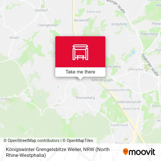 Карта Königswinter Grengelsbitze Weiler