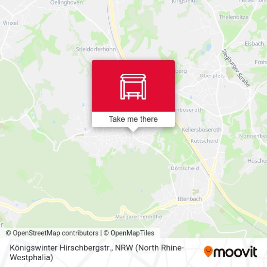 Карта Königswinter Hirschbergstr.