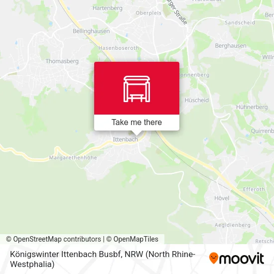Карта Königswinter Ittenbach Busbf