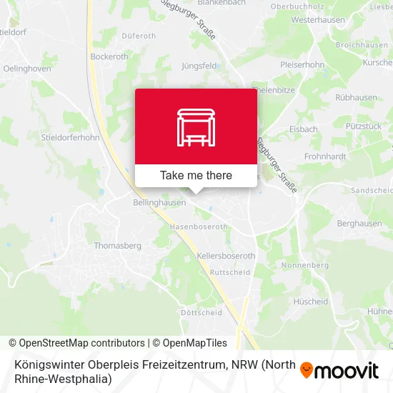 Карта Königswinter Oberpleis Freizeitzentrum