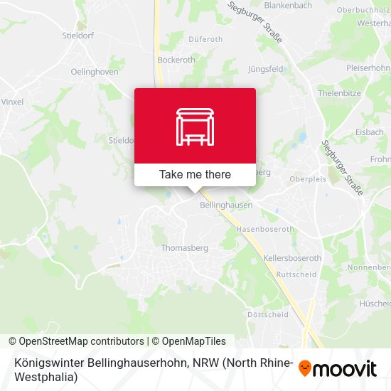 Карта Königswinter Bellinghauserhohn