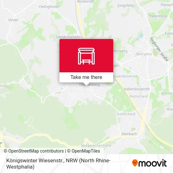 Карта Königswinter Wiesenstr.