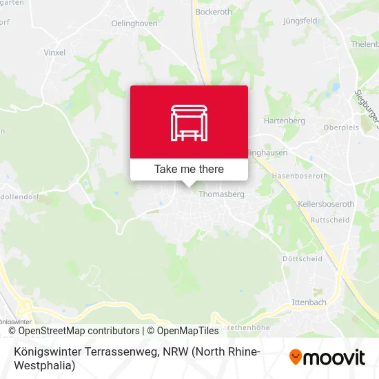 Königswinter Terrassenweg map