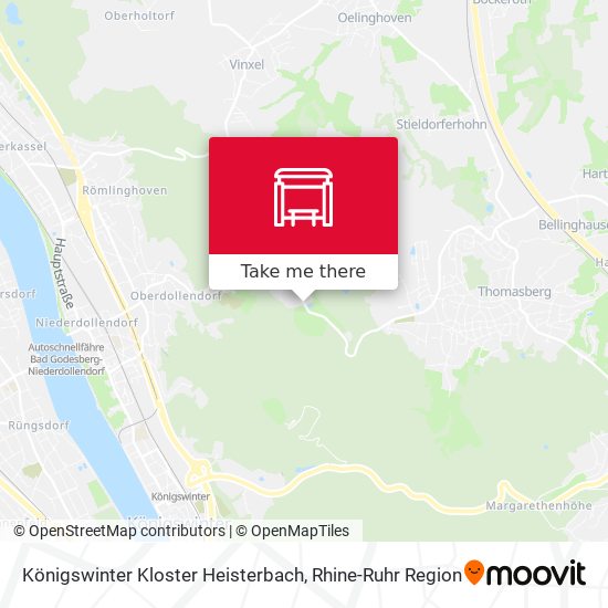 Königswinter Kloster Heisterbach map