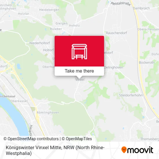 Карта Königswinter Vinxel Mitte
