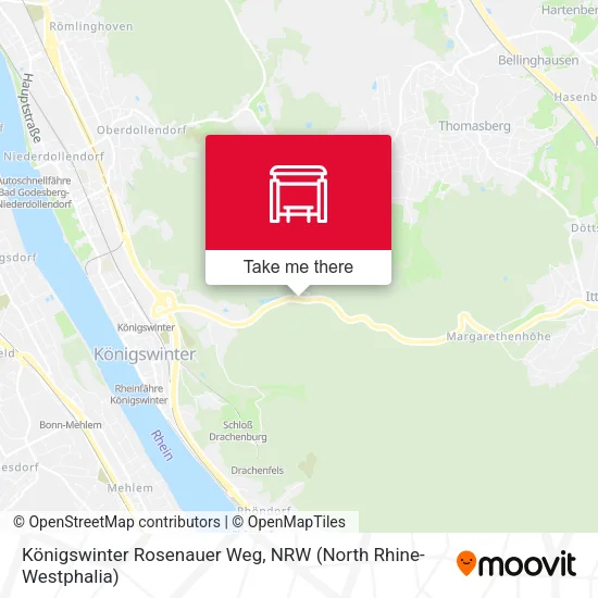 Карта Königswinter Rosenauer Weg