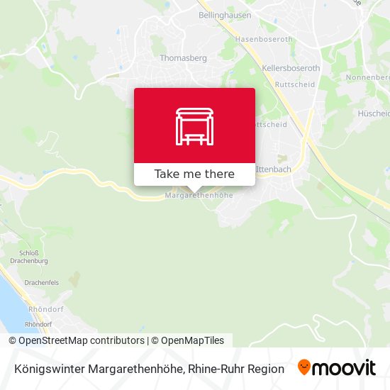 Königswinter Margarethenhöhe map