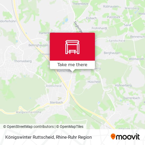 Königswinter Ruttscheid map