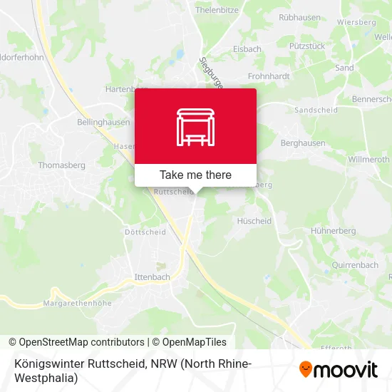 Карта Königswinter Ruttscheid