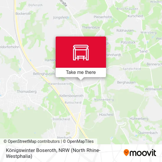 Карта Königswinter Boseroth