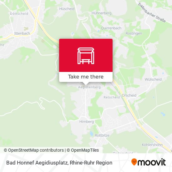 Bad Honnef Aegidiusplatz map