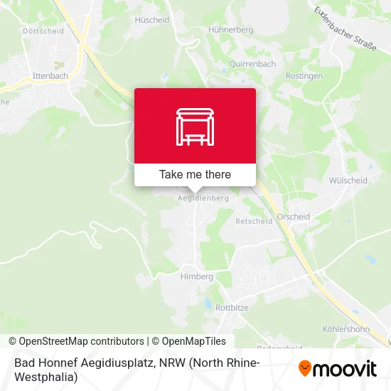 Карта Bad Honnef Aegidiusplatz