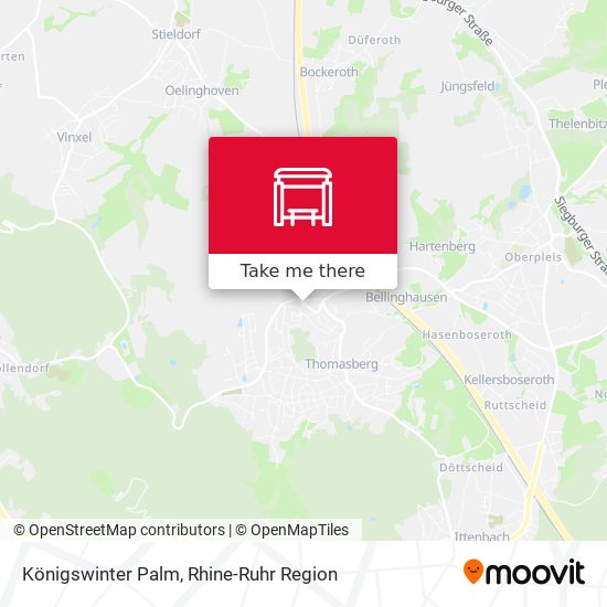 Königswinter Palm map