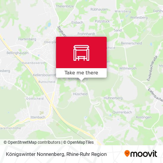Königswinter Nonnenberg map