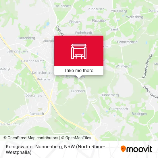 Königswinter Nonnenberg map