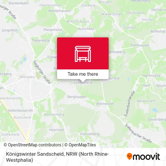 Карта Königswinter Sandscheid