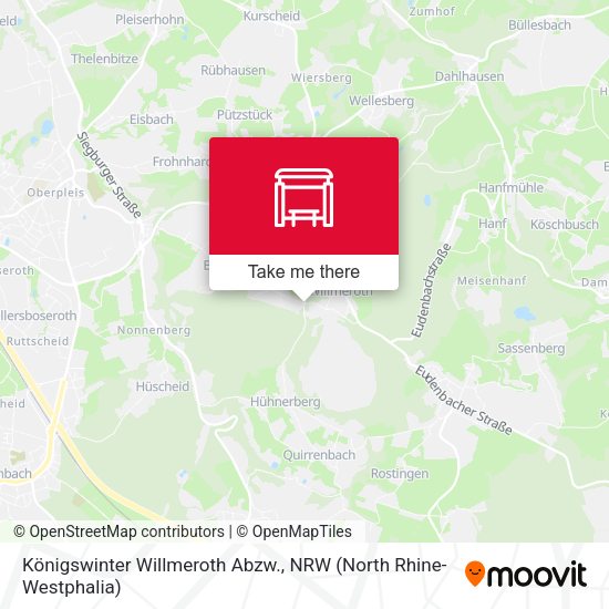 Карта Königswinter Willmeroth Abzw.