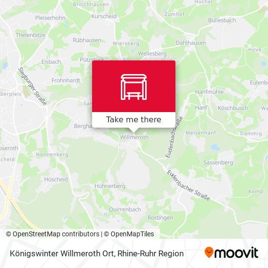 Königswinter Willmeroth Ort map