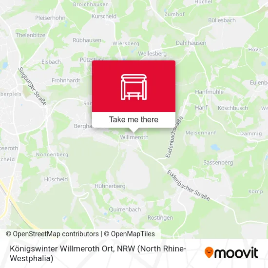 Карта Königswinter Willmeroth Ort