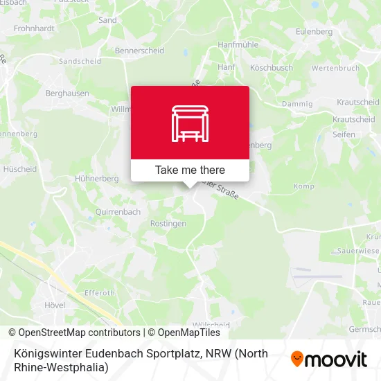 Карта Königswinter Eudenbach Sportplatz